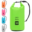Pemberly Row Lightweight and Durable 7.9 gal PVC Dry Bag in Green