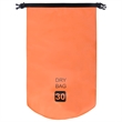 Pemberly Row Lightweight and Durable 7.9 gal PVC Dry Bag in Orange