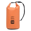 Pemberly Row Lightweight and Durable 7.9 gal PVC Dry Bag in Orange