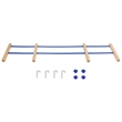 Pemberly Row Contemporary Plywood Backrest for Sledge in Blue