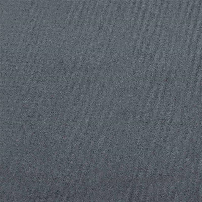 Pemberly Row Contemporary Engineered Wood Twin Bed Frame in Dark Gray