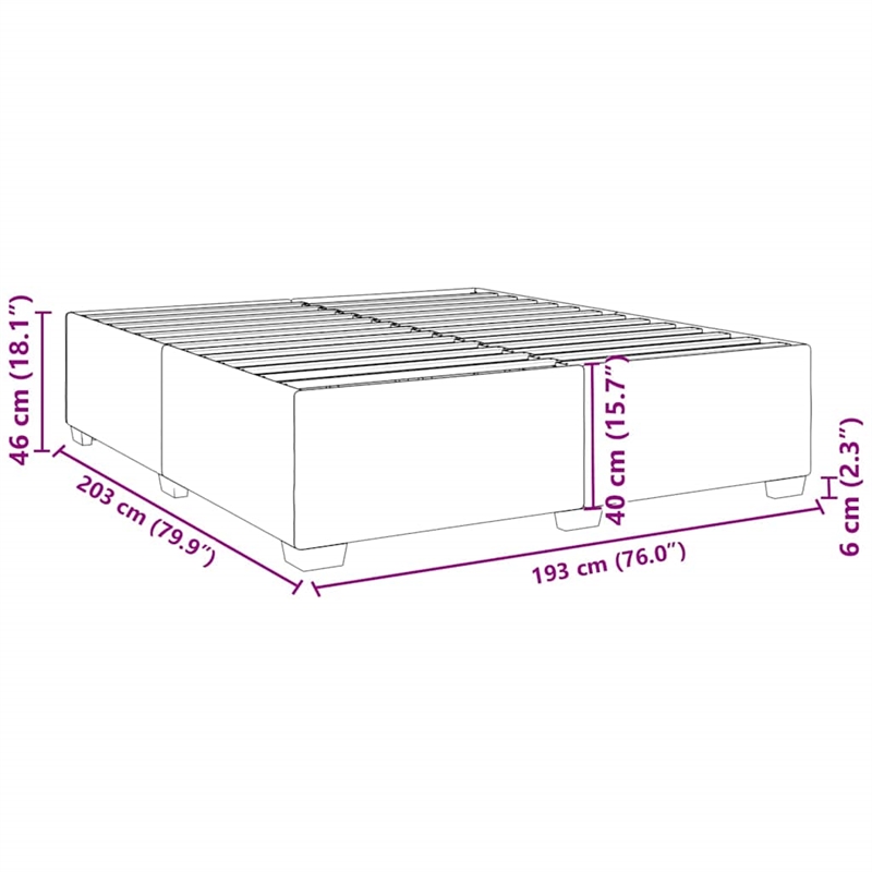Pemberly Row Contemporary Modren King Bed Frame in Dark Gray