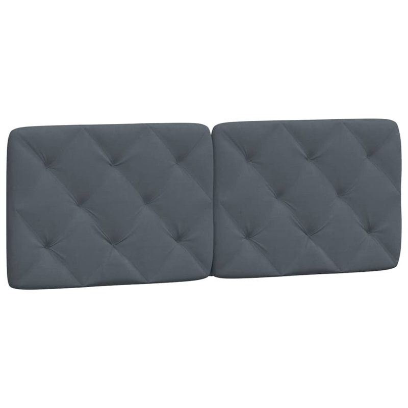 Pemberly Row Contemporary Engineered Wood Full Bed XL Frame in Dark Gray