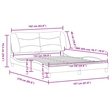 Pemberly Row Faux Leather Queen Engineered Wood Bed Frame in White