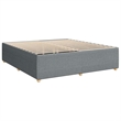 Pemberly Row Contemporary Engineered Wood King Bed Frame in Light Grey