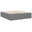 Pemberly Row Contemporary Engineered Wood King Bed Frame in Light Grey