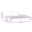 Pemberly Row Contemporary Fabric Polyester King Bed Frame in Light Grey