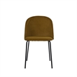 Pemberly Row Contemporary Yellow Fabric Dining Chairs (Set of 2)