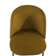 Pemberly Row Contemporary Yellow Fabric Dining Chairs (Set of 2)
