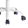 Pemberly Row Purple Mesh Back Office Chair-Adjustable Armless Task Chair