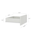 Pemberly Row Modern Kitchen Pantry Cabinet with LED Lighting