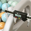 Pemberly Row Kids Toy Storage Organizer with Removable Bins-Gray