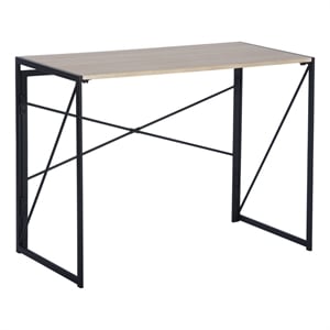 Pemberly Row 39&quot Home Office Desk Writing Computer Table Oak