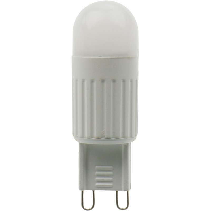 Pemberly Row 3W 3000K LED G9 Frosted Glass Light Bulb (Set of 10)