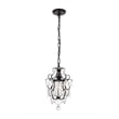 Pemberly Row 1-Light Transitional Metal Pendant in Chrome Finish