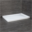 Pemberly Row Oil-Rubbed Bronze Shower Kit Base and Door 36
