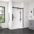 Pemberly Row Oil-Rubbed Bronze Shower Kit Base and Door 36