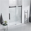 Pemberly Row Oil-Rubbed Bronze Shower Kit Base and Door 36