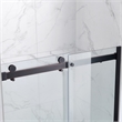 Pemberly Row Oil-Rubbed Bronze Shower Kit Base and Door 32