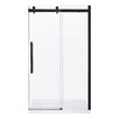 Pemberly Row Oil-Rubbed Bronze Shower Kit Base and Door 32