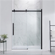 Pemberly Row Oil-Rubbed Bronze Shower Kit Base and Door 32