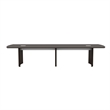 Pemberly Row Engineered Wood Conference Table in Mocha Brown