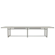 Pemberly Row Conference Table Sitting Height - 12' in White Ash