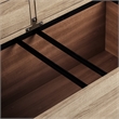 Pemberly Row 3-Drawer Modern Wood Lateral File Cabinet in Light Oak