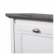 Pemberly Row Contemporary Wood File Cabinet in Gray Oak/White