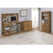 Pemberly Row 2-Drawer Modern Wood Lateral File Cabinet in Rustic Brown