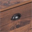 Pemberly Row Modern Wood Mobile File Cabinet with Casters in Walnut