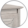Pemberly Row Wood 2 Drawer Lateral Filing Cabinet in Washed Gray