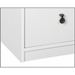 Pemberly Row Contemporary Gray Oak/White 3-Drawer Filing Cabinet