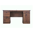 Pemberly Row Engineered Wood Contemporary 2 Door Storage in Dark Walnut