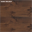 Pemberly Row Engineered Wood Contemporary 2 Door Storage in Dark Walnut