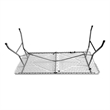 Pemberly Row Contemporary 6 FT Granite White Space-saving Folding Table