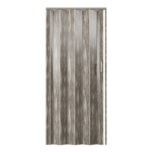 Pemberly Row 36&quot W Double Walled Foldable Heavy Duty Accordion Doors - Taupe