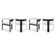 Pemberly Row Contemporary Cream Boucle Fabric Dining Chairs (Set of 4)