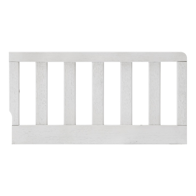 Pemberly Row Modern Farmhouse Wood Guard Rail in Off White Finish
