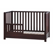 Pemberly Row Contemporary 4-in-1 Convertible Crib with Drawer Espresso