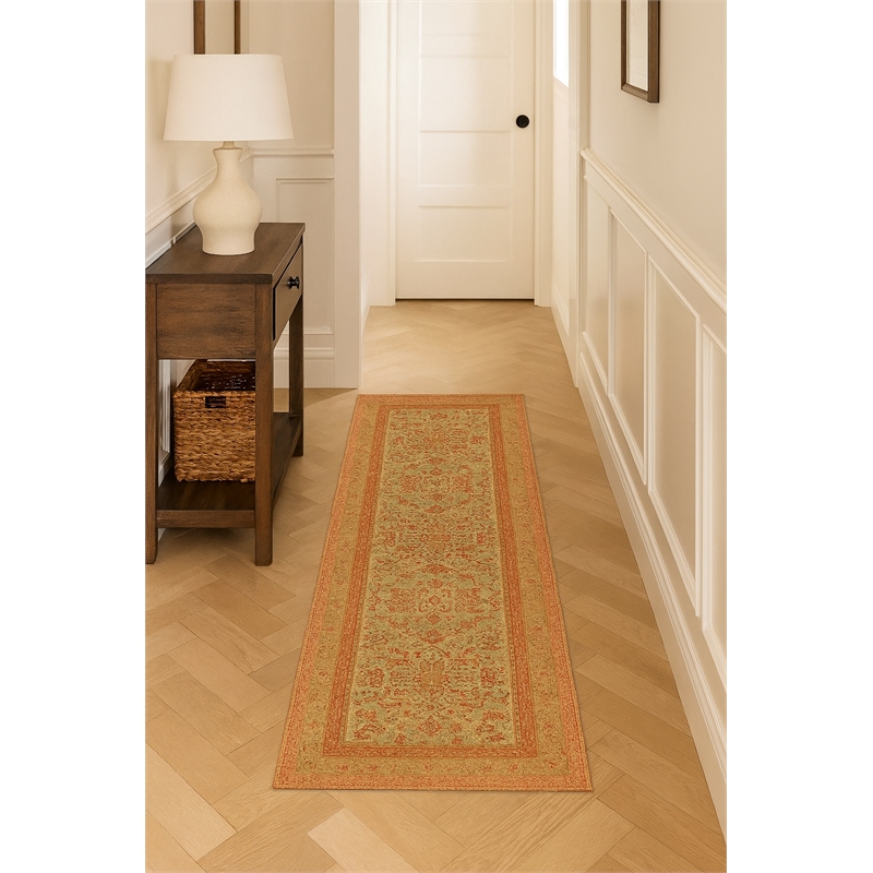 Pemberly Row Ushak Soft Washable Non Slip Area Rug (2'7