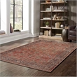Pemberly Row Ushak Soft Washable Non Slip Area Rug (9' x 12')
