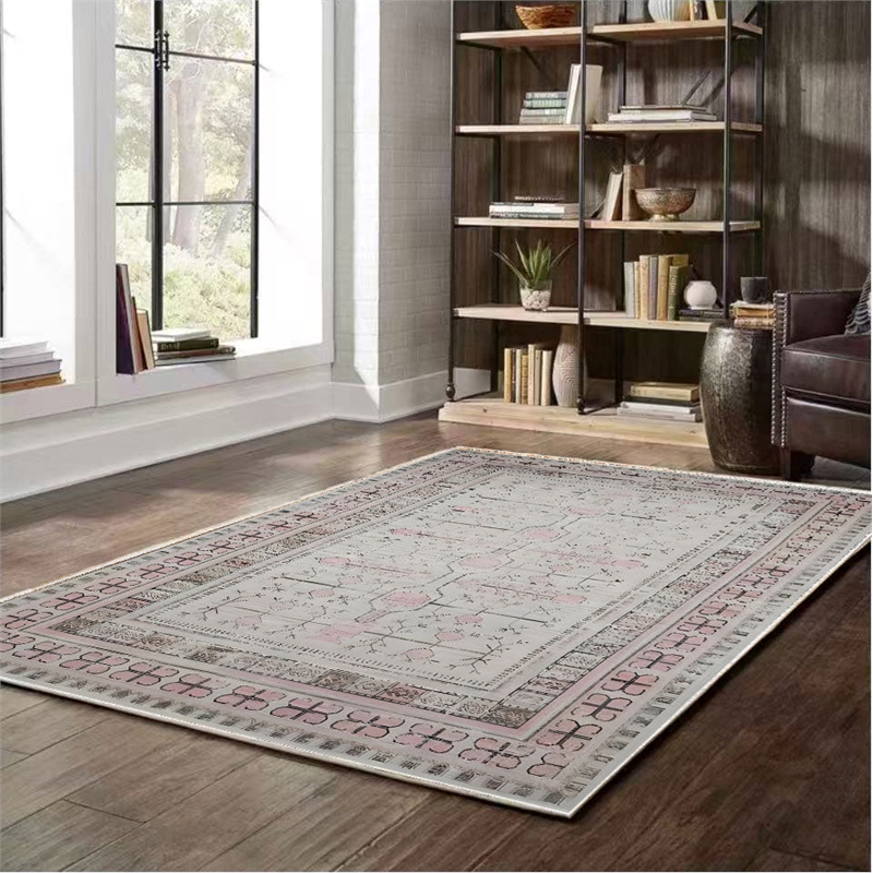 Pemberly Row Ushak Soft Washable Non Slip Area Rug (8' x 10')