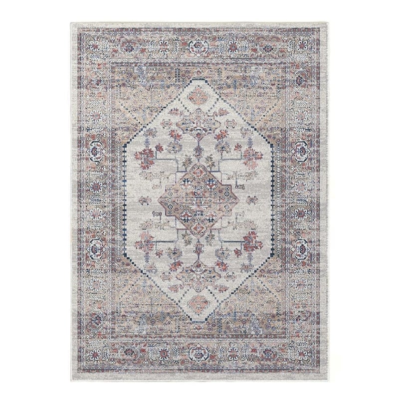 Pemberly Row Serapi Soft Washable Non Slip Area Rug (5.7' x 7.8')