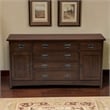 Pemberly Row Contemporary Mission 6-Drawer 62