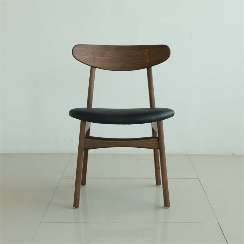 Pemberly Row Contemporary Black Walnut Dining chair (Set of 6)