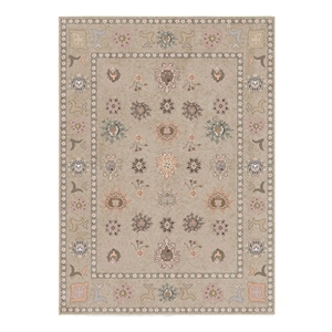 Pemberly Row Ushak Soft Washable Non Slip Area Rug (9' x 12')