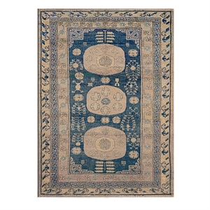 Pemberly Row Ushak Soft Washable Non Slip Area Rug (5.7' x 7.8')