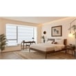 Pemberly Row Mid-Century Solid Black Walnut Queen Bedroom Set