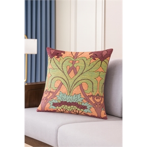 Pemberly Row Luxurious Accent 2 Cushion Covers + Inserts in Multi Color